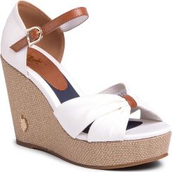 Espadryle U.S. POLO ASSN. - Morgana AYLIN4171S0/CY1 Whi/Cuo. Białe espadryle damskie U.S. Polo Assn., bez wzorów, ze skóry ekologicznej, bez obcasa. Za 339,00 zł.