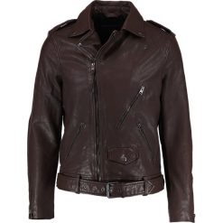Kurtki męskie bomber: AllSaints VOLTAIRE BIKER Kurtka skórzana oxblood red