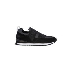 Buty Trussardi SUEDE TEX 119. Czarne trampki i tenisówki damskie marki Trussardi, bez wzorów, bez zapięcia. Za 471,76 zł.