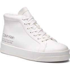 Sneakersy CALVIN KLEIN - Fergusto F1283 White. Białe sneakersy męskie Calvin Klein, na co dzień, bez wzorów, ze skóry ekologicznej, eleganckie, bez zapięcia. W wyprzedaży za 419,00 zł.