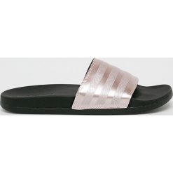 Adidas Performance - Klapki. Czarne klapki damskie Adidas, bez wzorów, z materiału, bez obcasa. Za 169,90 zł.