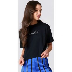 T-shirty damskie: Calvin Klein Miękki t-shirt - Black