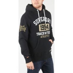 SuperDry Bluza Czarny. Czarne bluzy męskie Superdry, m, z nadrukiem, z bawełny, bez kołnierzyka, bez rękawów, bez kaptura. Za 395,95 zł.
