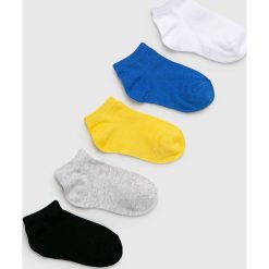 Blukids - Skarpetki dziecięce (5 pack). Szare skarpetki chłopięce Blukids, bez wzorów, z elastanu. Za 24,90 zł.