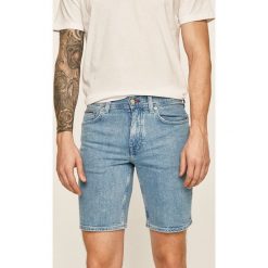 Tommy Hilfiger - Szorty. Niebieskie spodenki i szorty męskie TOMMY HILFIGER, bez wzorów, z elastanu, casualowe. Za 399,90 zł.