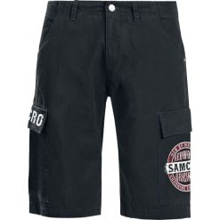 Sons Of Anarchy Redwood Original Bojówki - Cargo czarny. Czarne bojówki męskie marki Sons Of Anarchy, xl, z nadrukiem, krótkie. Za 264,90 zł.