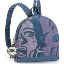 Plecak DESIGUAL - 19WAKD01 5006. Fioletowe plecaki damskie Desigual, bez wzorów, z materiału, klasyczne. Za 349,00 zł.