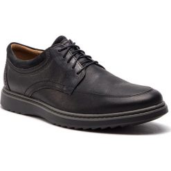 Półbuty CLARKS - Un Geo Lo 261368027 Black Leather. Czarne półbuty skórzane męskie Clarks. W wyprzedaży za 319,00 zł.