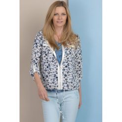 Bluza w kwiatki. Szare bluzy damskie Monnari, uniwersalny, w kwiaty, z długim rękawem, długie, bez kaptura. Za 99,50 zł.