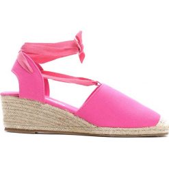 Buty ślubne damskie: Fuksjowe Koturny Hot-Tempered