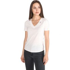 Scotch & Soda Koszulka Biały. Białe koszulki damskie Scotch & Soda, l, bez wzorów, z poliesteru, bez kołnierzyka, z krótkim rękawem. Za 221,95 zł.