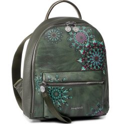 Plecak DESIGUAL - 20SAKP10 4011. Zielone plecaki damskie Desigual, bez wzorów, ze skóry ekologicznej. Za 349,00 zł.