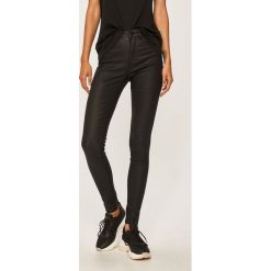Answear - Spodnie. Czarne spodnie damskie ANSWEAR, s, z elastanu. W wyprzedaży za 99,90 zł.