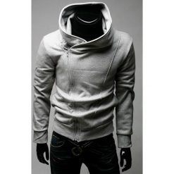 Bluza jasnoszara 477. Szare bluzy męskie Fasardi, m. Za 69,00 zł.