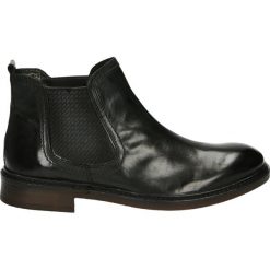 Botki męskie - 56710 BLACK. Czarne bez kategorii Venezia, ze skóry. Za 299,00 zł.