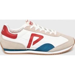 Pepe Jeans - Buty Tahiti Retro. Białe buty sportowe męskie marki Pepe Jeans, z jeansu, na sznurówki. Za 299,90 zł.
