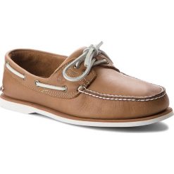 Mokasyny TIMBERLAND - Cls2l Boat A1OTN Md Brn. Brązowe mokasyny męskie Timberland, ze skóry. W wyprzedaży za 379,00 zł.
