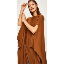 Answear - Sweter. Żółte swetry damskie ANSWEAR, uniwersalny, bez wzorów, z wełny, bez rękawów, bez kaptura. W wyprzedaży za 69,90 zł.
