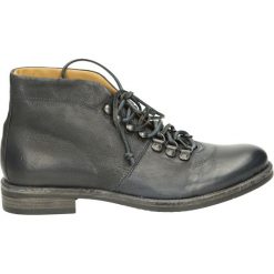 Botki męskie - 720 OX-AS BLU. Szare botki męskie Venezia, ze skóry. Za 249,00 zł.