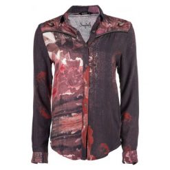 Desigual koszula damska Bali M wielobarwny. Koszule damskie Desigual, m, bez wzorów, bez kołnierzyka, bez rękawów. W wyprzedaży za 169,00 zł.