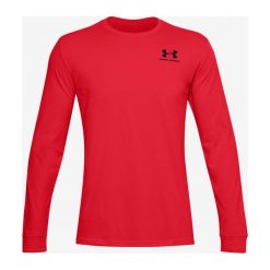 Under Armour Sportstyle Koszulka Czerwony. Czerwone podkoszulki męskie Under Armour, l, bez wzorów, z bawełny, bez kołnierzyka, z długim rękawem, długie. Za 137,95 zł.