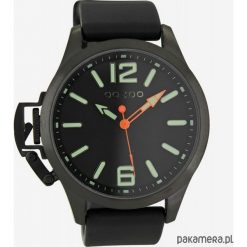 Zegarek OOZOO Steel OS411 black/green lumi,. Czarne zegarki męskie marki Pakamera. Za 295,00 zł.
