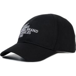 Czapka z daszkiem GUESS - Asher (VY) Hats AW8331 COT01 BML. Czarne czapki damskie Guess, z aplikacjami, z bawełny. W wyprzedaży za 119,00 zł.