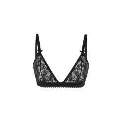 Stanik koronkowy Bella. Czarne bez kategorii marki Koniakowsky lingerie, w koronkowe wzory, z koronki. Za 100,00 zł.