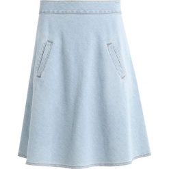 Spódniczki jeansowe: Mads Nørgaard STELLY Spódnica trapezowa light blue