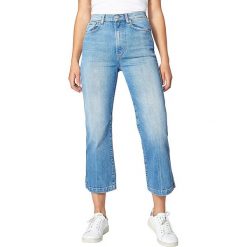 Dżinsy "Kew" - Regular fit - w kolorze błękitnym. Niebieskie jeansy damskie Denim Special, w paski, klasyczne, z podwyższonym stanem. W wyprzedaży za 171,95 zł.