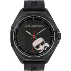 Karl Lagerfeld - Zegarek 5513174. Czarne zegarki męskie KARL LAGERFELD, ze stali. W wyprzedaży za 359,90 zł.