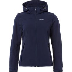 Icepeak LEONIE Kurtka Softshell blueanthracite. Niebieskie kurtki sportowe damskie marki Icepeak, z elastanu. Za 379,00 zł.