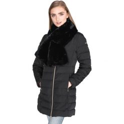 Geox Eliska Płaszcz Czarny. Czarne kurtki damskie Geox, l, bez wzorów, z poliesteru. Za 1238,95 zł.