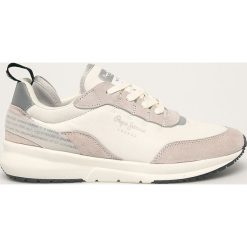 Pepe Jeans - Buty N22 Summer. Białe buty sportowe damskie Pepe Jeans, bez wzorów, z jeansu, sportowe. W wyprzedaży za 269,90 zł.