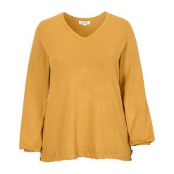 Zhenzi Pulower Kogle żółty female żółty 58/60 (XXL). Żółte swetry damskie Zhenzi, s, bez wzorów, z dzianiny, eleganckie, z długim rękawem, długie, bez kaptura. Za 229,00 zł.