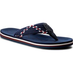 Japonki GANT - Breeze 14697628 Navy Blue G65. Niebieskie klapki męskie GANT, ze skóry, bez zapięcia. W wyprzedaży za 149,00 zł.
