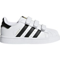 Buty adidas Superstar CF I (BZ0418). Czarne buty dziewczęce sportowe Adidas, bez wzorów, ze skóry, bez zapięcia, adidas superstar. Za 199,99 zł.