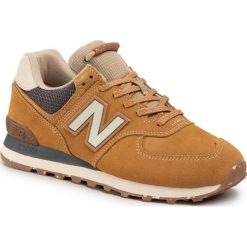 Sneakersy NEW BALANCE - ML574SOI Brązowy. Pomarańczowe sneakersy męskie New Balance, bez zapięcia. Za 369,00 zł.