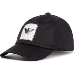 Czapka z daszkiem EMPORIO ARMANI - 627534 9A556 00020 Nero. Czarne czapki męskie Emporio Armani, bez wzorów, z poliesteru. Za 369,00 zł.