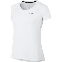 Koszulka do biegania damska NIKE DRY MILER TOP CREW / 831530-100 - NIKE DRY MILER TOP CREW. Szare topy damskie Nike, ze skóry. Za 89,00 zł.