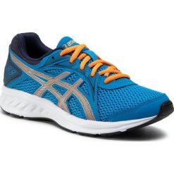 Buty ASICS - Jolt 2 Gs 1014A035 Directoire Blue/Orange Cone 409. Niebieskie buty sportowe damskie Asics, bez wzorów, ze skóry ekologicznej, sportowe, do biegania. Za 169,00 zł.