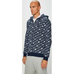 Adidas Originals - Bluza. Niebieskie bluzy męskie marki adidas Originals, s, z elastanu, z kapturem. W wyprzedaży za 299,90 zł.