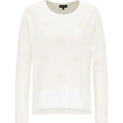 Sweter "Solenne" w kolorze kremowym. Białe swetry damskie Broadway NYC, xs, bez wzorów, z bawełny, bez rękawów, bez kaptura. W wyprzedaży za 97,95 zł.