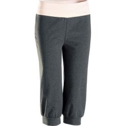 Rybaczki do jogi damskie. Szare rybaczki damskie DOMYOS, s, bez wzorów, z elastanu. Za 49,99 zł.