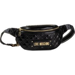 Saszetka nerka LOVE MOSCHINO - JC4005PP1ALA0000 Nero. Czarne nerki damskie Love Moschino, bez wzorów, ze skóry ekologicznej, młodzieżowe, bez dodatków. Za 599,00 zł.