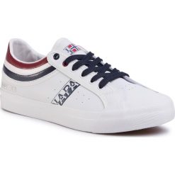 Tenisówki NAPAPIJRI - Trick NP0A4ERN0 Brigt White 021. Białe półbuty męskie Napapijri, na co dzień, bez wzorów, z gumy, eleganckie, bez zapięcia. W wyprzedaży za 319,00 zł.