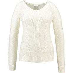 Swetry klasyczne damskie: Vila VIOCTANA Sweter cloud dancer