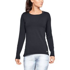 Under Armour HeatGear® Koszulka Czarny. Czarne koszulki damskie Under Armour, m, bez wzorów, z elastanu, bez kołnierzyka, z długim rękawem. Za 154,95 zł.