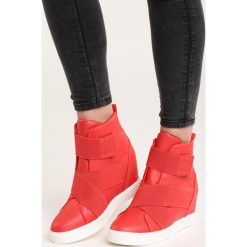 Sneakersy damskie: Czerwone Sneakersy Maritta