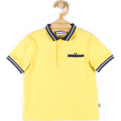 Koszulka. Żółte t-shirty chłopięce marki UNDER THE SEA, z elastanu, z krótkim rękawem. Za 19,90 zł.